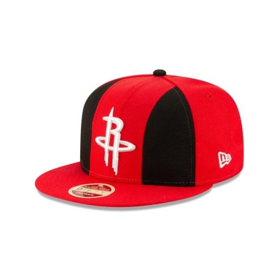 Red Houston Rockets Hat - New Era NBA Paneled Team Pick 9FIFTY Snapback Caps USA5834197